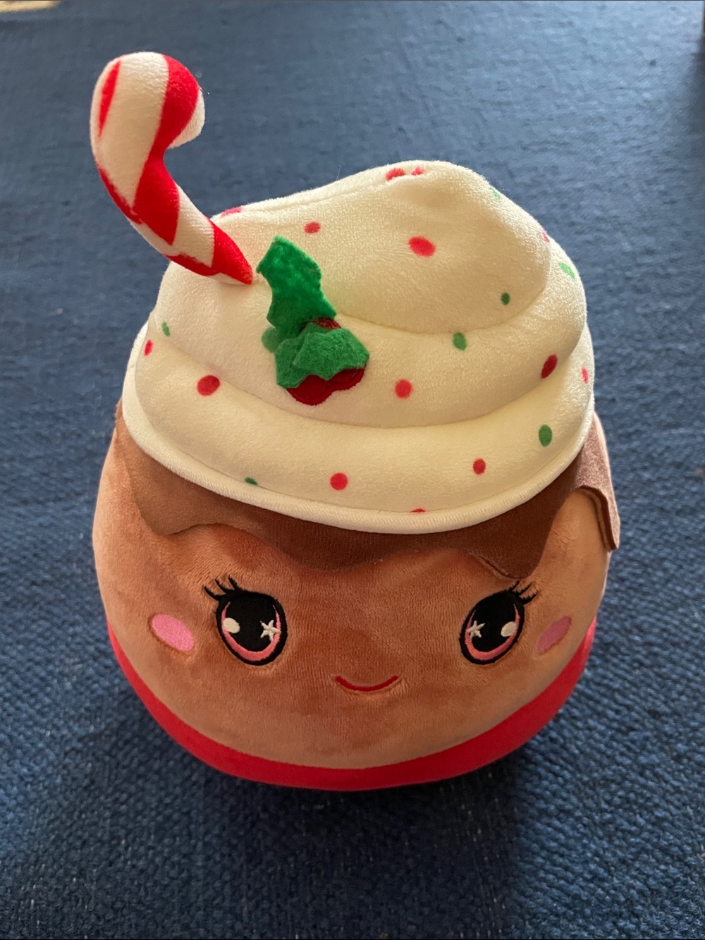 Squishmallows Holiday Cupcake Plush - Red, Cream & Brown